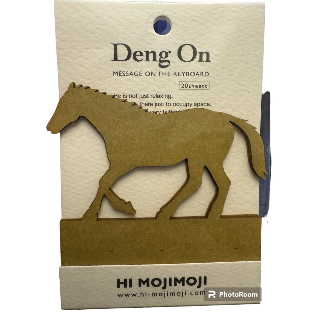 Horse Stationary Discontinued Horse Hi Mojimoji Deng On Keyboard Memo Notes